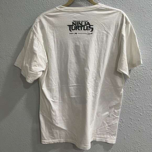Tee T Shirt White Teenage Mutant Ninja Turtles Vintage Movie 2004 The Last Ronin - Picture 5 of 6